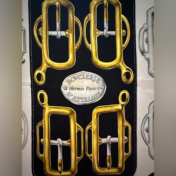 Hermes Bovclerie d’Attelage Silk Vintage Scarf - Picture 2 of 8